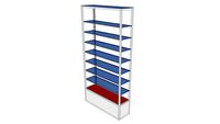Estante de Aluminio 1.00mts x 0.30mts