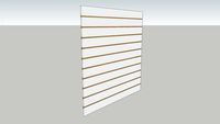 Slatwall panel