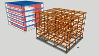 5 Storey Steel Building with Envelop