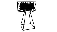 SELETTI MULTILAMP TABLE BLACK