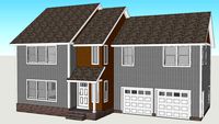 Cedar Contemporary house (suburban)