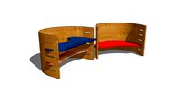 Child's chairs by Kristian Vedel