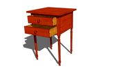 'Country Sheraton' side table