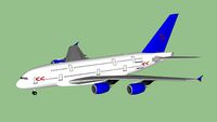 Arrow Airlines Airbus A380-861 (2013) (1996-2014 livery)