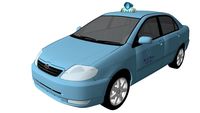 Bluebird taxi