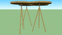 Table Itisy Cinna fermée
