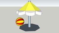 BeachBall and Umbrella
