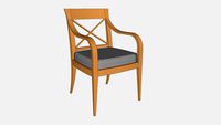 Biedermeier-style armchair