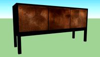 Crate & Barrel Cirque Three-Door Sideboard