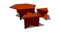 Frank Lloyd Wright Taliesen coffee table