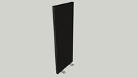 GIK Acoustics FreeStand Acoustic Panel (Gobo) Medium Grey