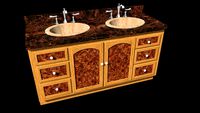 Double sink vanity