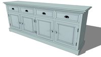 BUFFET 4 PORTES NEWPORT GRIS, maisons du monde, ref 139152 prix 599,90