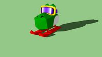 Yoshis New Island - Bobsled Yoshi