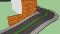 Batiment + route