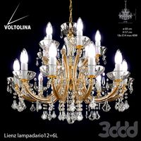 Voltolina Lampadario Lienz 12+6L
