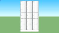 Locker 'Resisto'with 15 doors