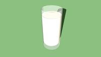 Glas milch