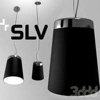 SLV SATIN CONE SHADE Black