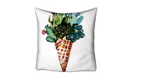 ALMOFADA SORVETE DE SUCULENTAS 50X50