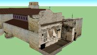 Modelo 3D Actualizado da Basílica da Natividade em Belém, pormenorizada - Com Interiores e Grutas