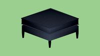 Crate & Barrel Rochelle Ottoman River