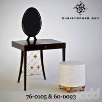 Christopher Guy / Table 760105 & Ottoman 60-0093