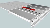 Shopsmith Main Table with Outfeed Table