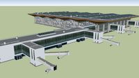 New Pulkovo airport terminal (St. Petersburg, Russia)