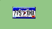 Colorado Ski Country license plate