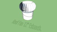 Roof Fan 12' Exhaust