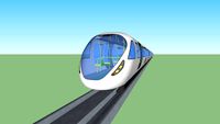 Maglev Subway Train