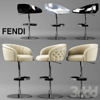 Барные стулья fendi casa bibendum & cristallino