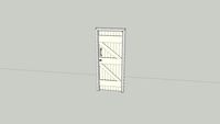 Batten Door with latches