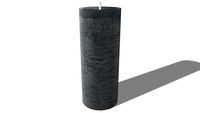 BOUGIE ST-REMY ANTHRACITE GM, Maisons du monde. Réf. 138621 Prix:24,90