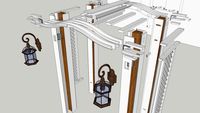 Arched Trellis Exploded View