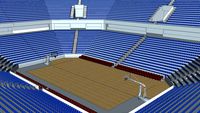 Basketball arena