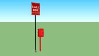Roadside callbox fictional