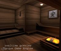 Spa Health Club Low Poly3d model
