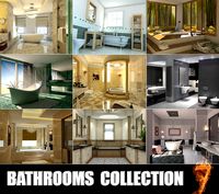 Bathrooms collection 73d model