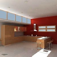 italian kitchen3d model