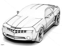 Chevrolet Camaro std mat3d model