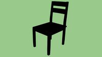 Crate & Barrel Basque Honey Wood Dining Chair