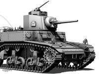 M3 Light Tank Stuart3d model