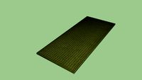 Crate & Barrel Thirsty Dots Green 30'x71' Doormat