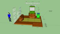 Stand reciclado basura electronica Córdoba