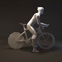 Bicycle Man Figure3d model