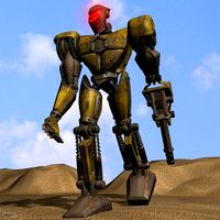 Sans Marauder Robot Character RIGGED3d model