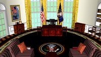 The William J. Clinton Oval Office .