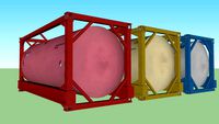 Tank container set